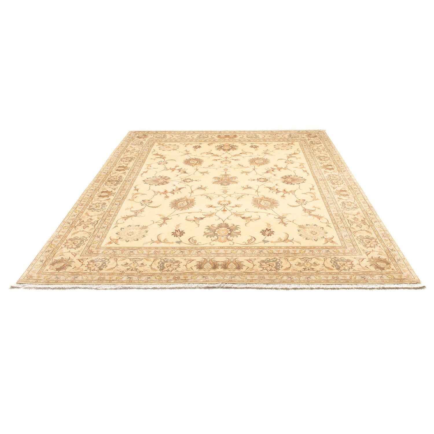 Tapis persan - Tabriz - Royal - 242 x 202 cm - beige