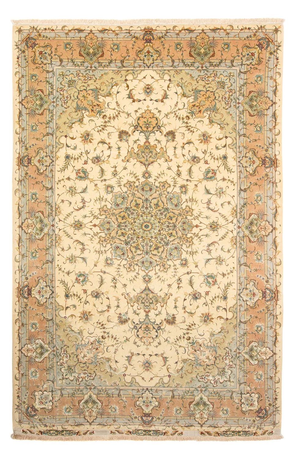 Tapis persan - Tabriz - Royal - 308 x 200 cm - beige