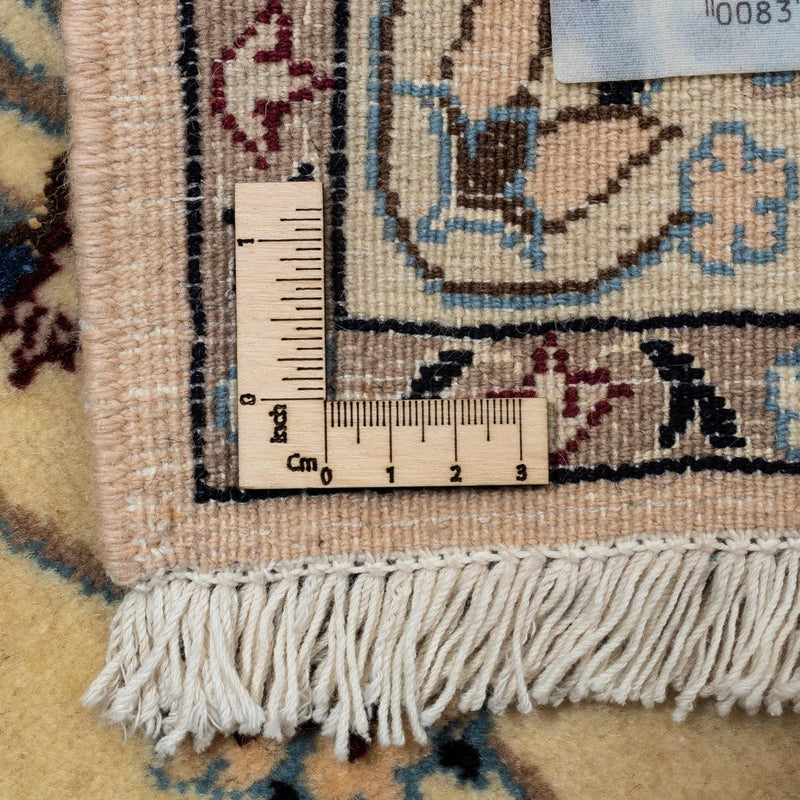 Tapis persan - Nain carré  - 307 x 296 cm - beige