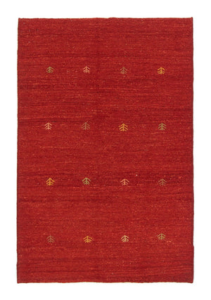 Tapis Gabbeh - Persan - 151 x 100 cm - rouge