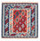 Tapis Kelim - Oriental carré  - 103 x 95 cm - rouge foncé