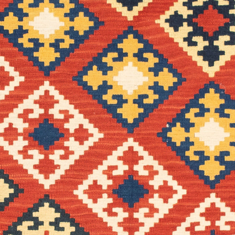 Kelim Teppich - Oriental 103 x 102 cm - dunkelrot