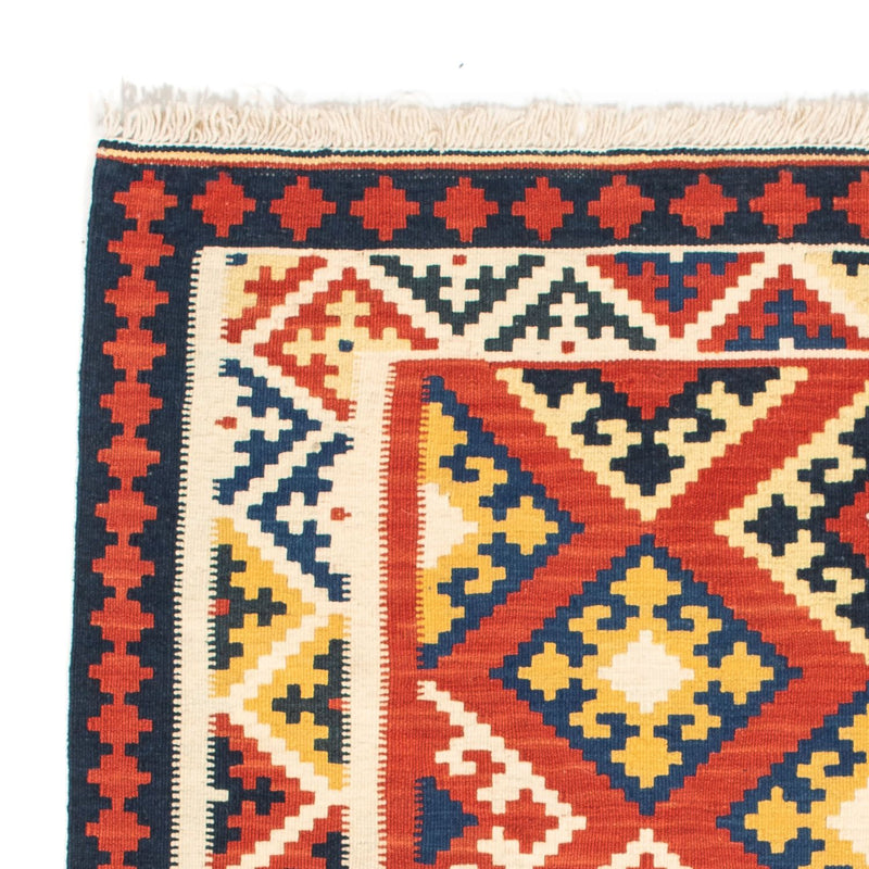 Kelim Teppich - Oriental 103 x 102 cm - dunkelrot