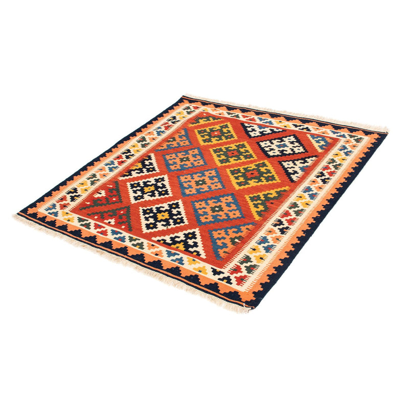 Kelim Teppich - Oriental 106 x 104 cm - rot