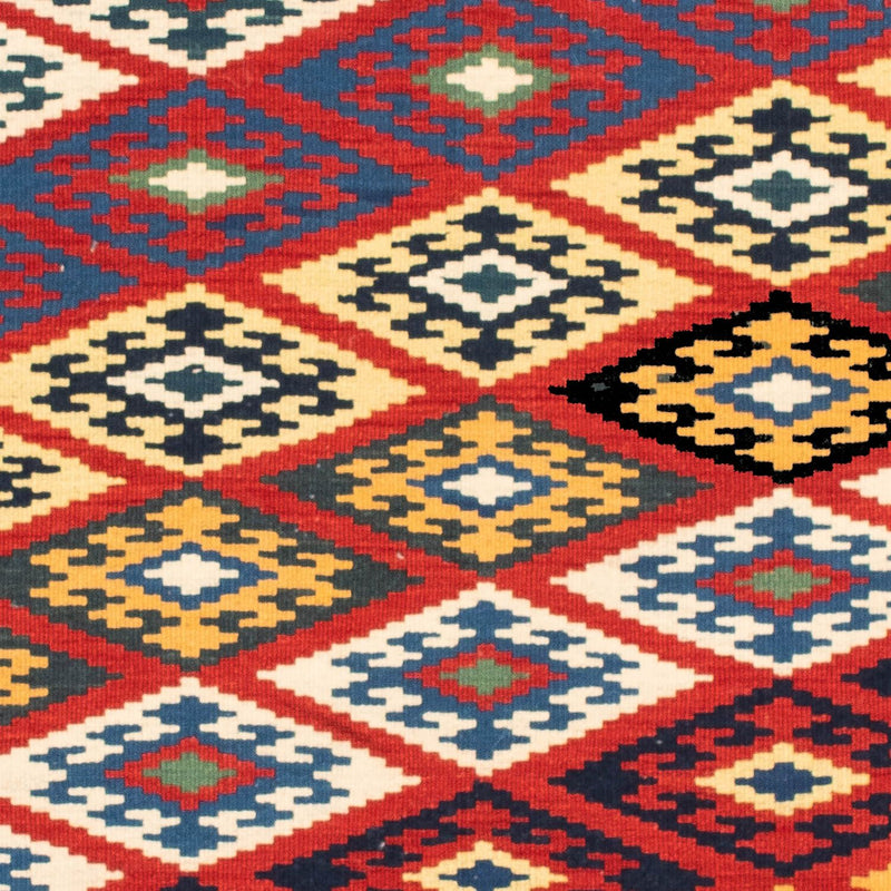 Tapis Kelim - Oriental carré  - 104 x 103 cm - multicolore
