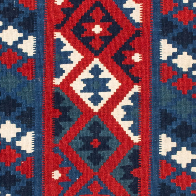 Kelim Teppich - Oriental 103 x 100 cm - dunkelblau