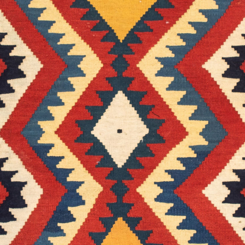 Kelim Teppich - Oriental 100 x 97 cm - rot