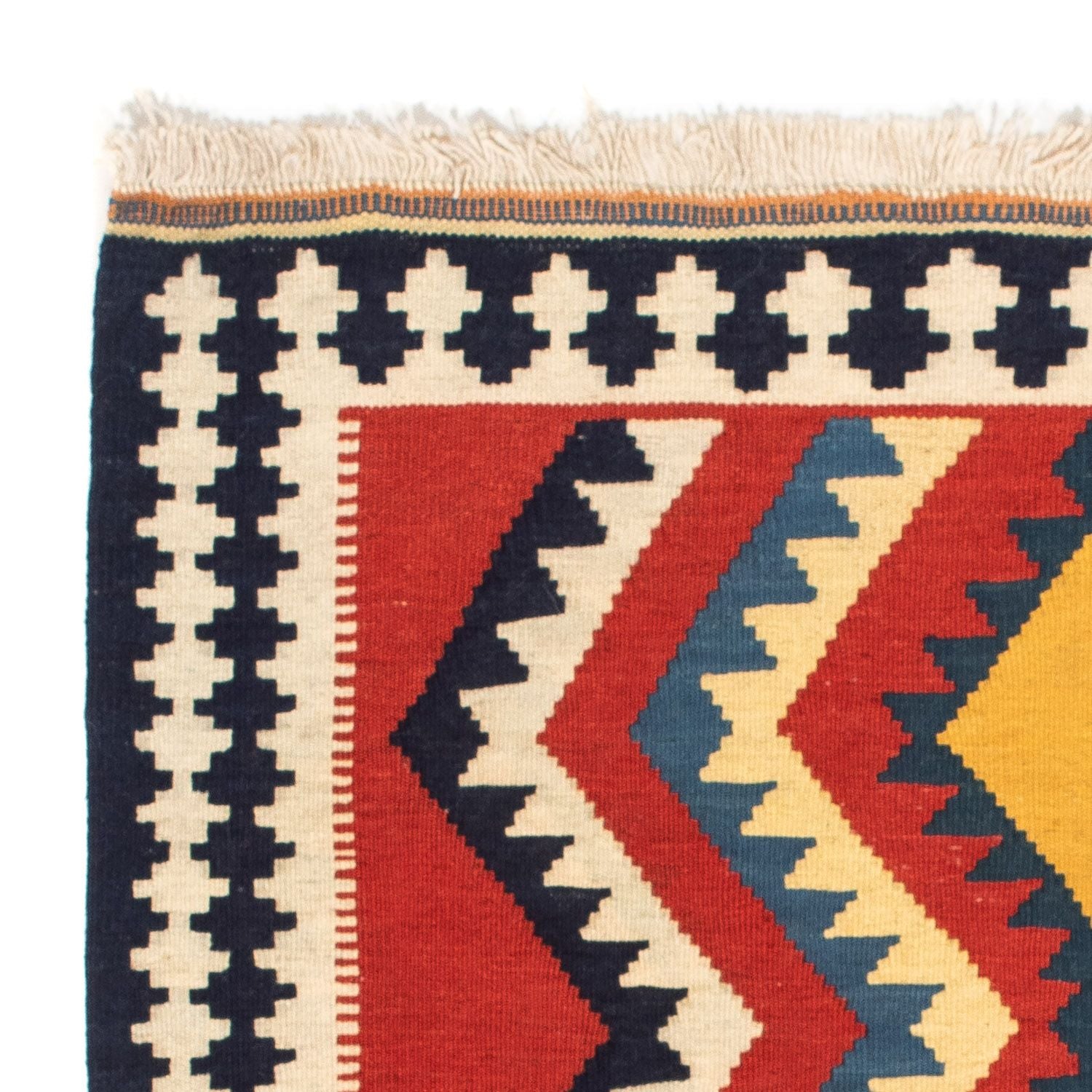 Kelim Teppich - Oriental 100 x 97 cm - rot