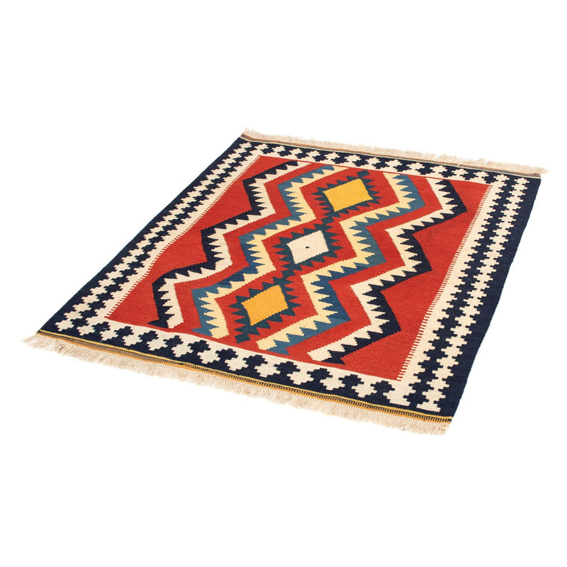 Kelim Teppich - Oriental 100 x 97 cm - rot