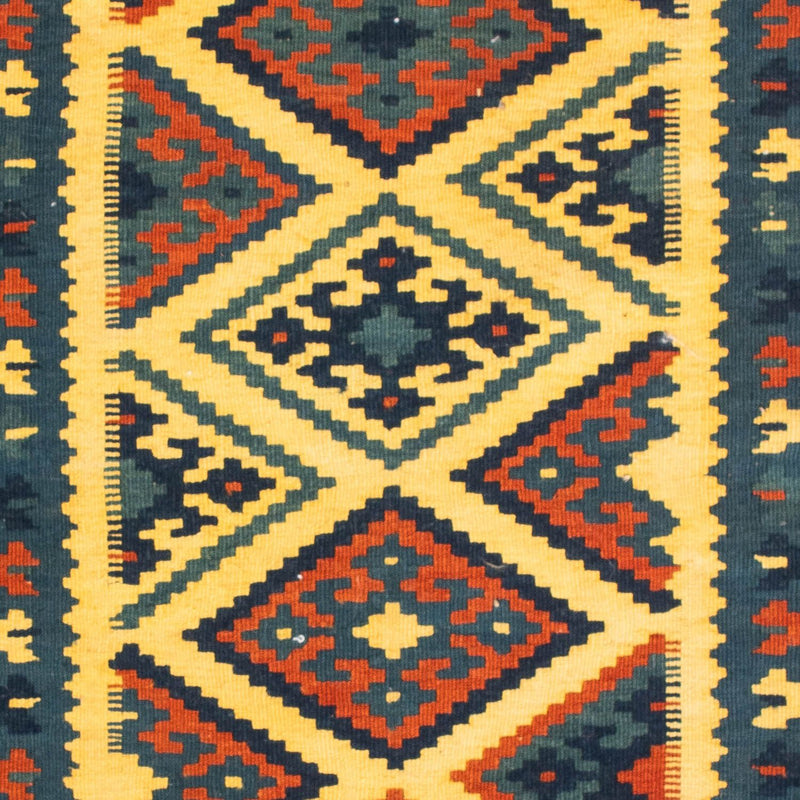 Tapis Kelim - Oriental carré  - 102 x 101 cm - multicolore