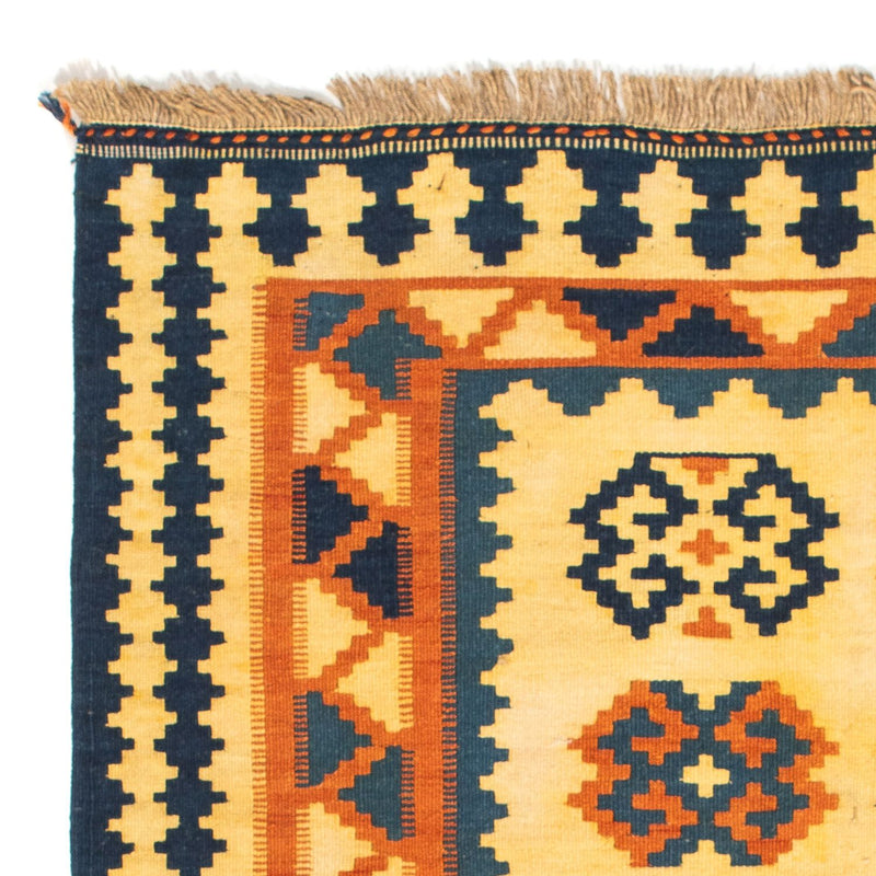 Tapis Kelim - Oriental carré  - 107 x 100 cm - beige clair