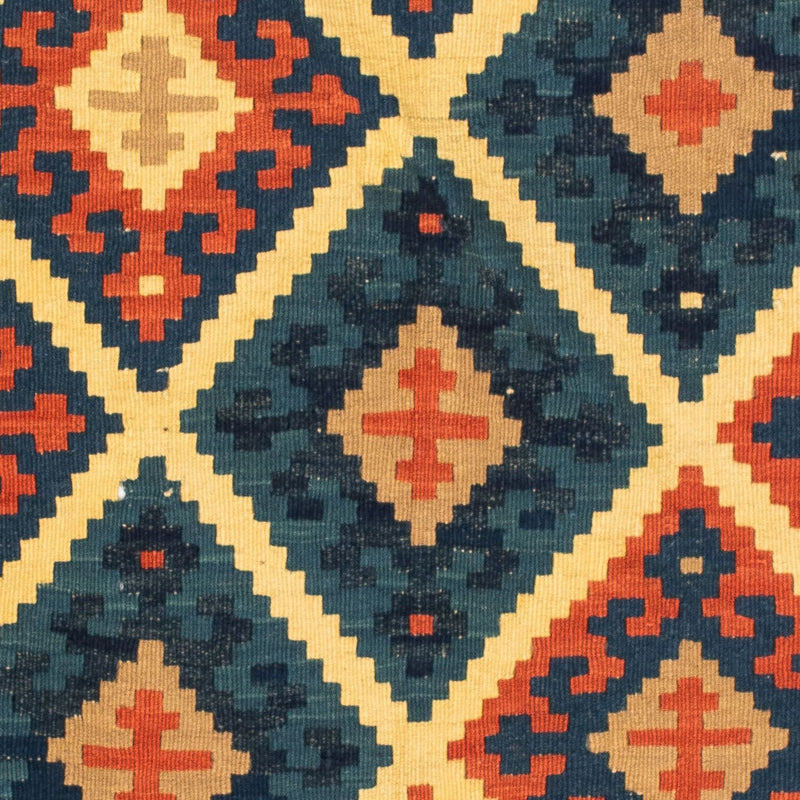 Tapis Kelim - Oriental carré  - 98 x 96 cm - multicolore