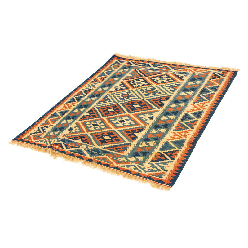 Tapis Kelim - Oriental carré  - 105 x 95 cm - multicolore