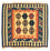 Tapis Kelim - Oriental carré  - 103 x 100 cm - bleu foncé