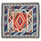 Tapis Kelim - Oriental carré  - 103 x 102 cm - bleu clair