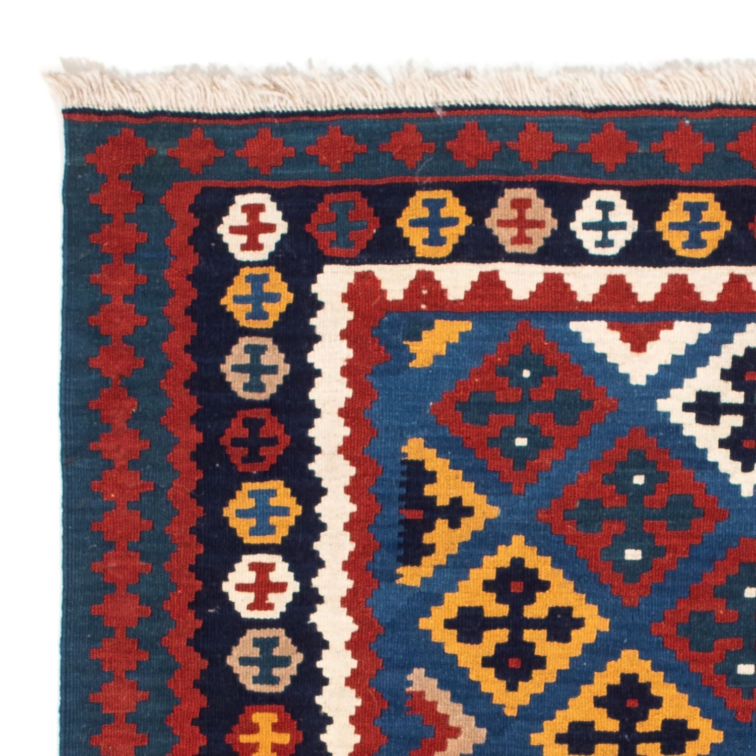 Kelim Teppich - Oriental 104 x 103 cm - dunkelblau