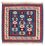 Tapis Kelim - Oriental carré  - 100 x 98 cm - bleu foncé