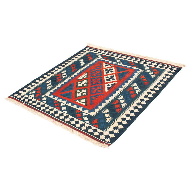 Tapis Kelim - Oriental carré  - 105 x 102 cm - multicolore