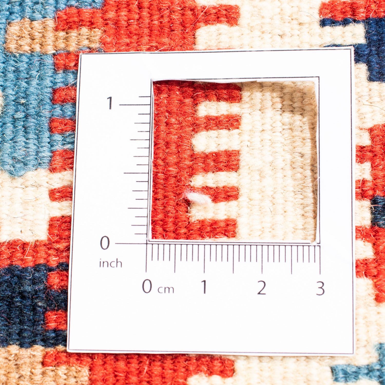Tapis Kelim - Oriental carré  - 105 x 102 cm - rouge