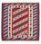 Tapis Kelim - Oriental carré  - 102 x 102 cm - rouge foncé