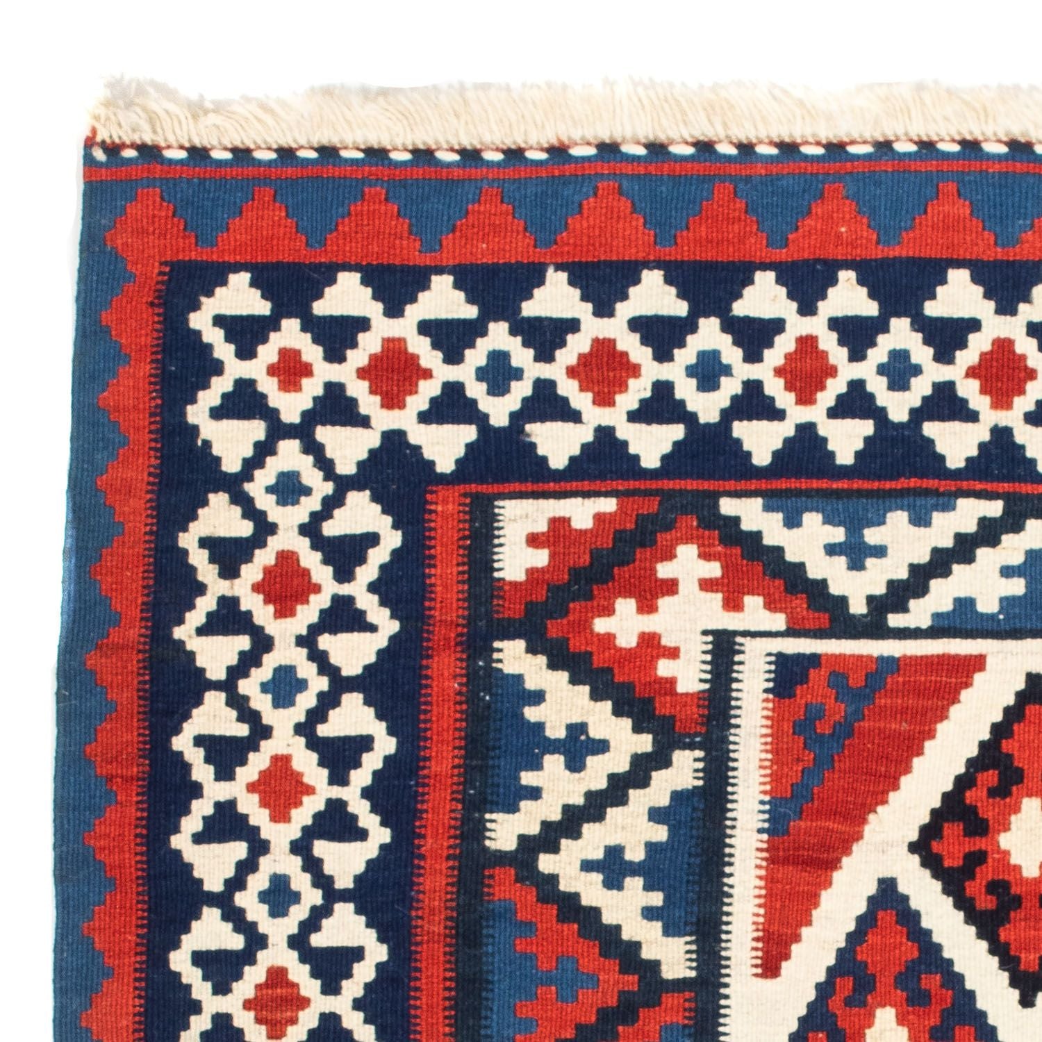 Tapis Kelim - Oriental carré  - 100 x 100 cm - rouge