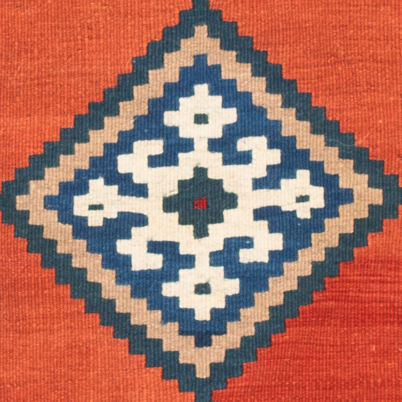 Kelim Teppich - Oriental 102 x 102 cm - rost