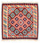 Tapis Kelim - Oriental carré  - 106 x 105 cm - rouge