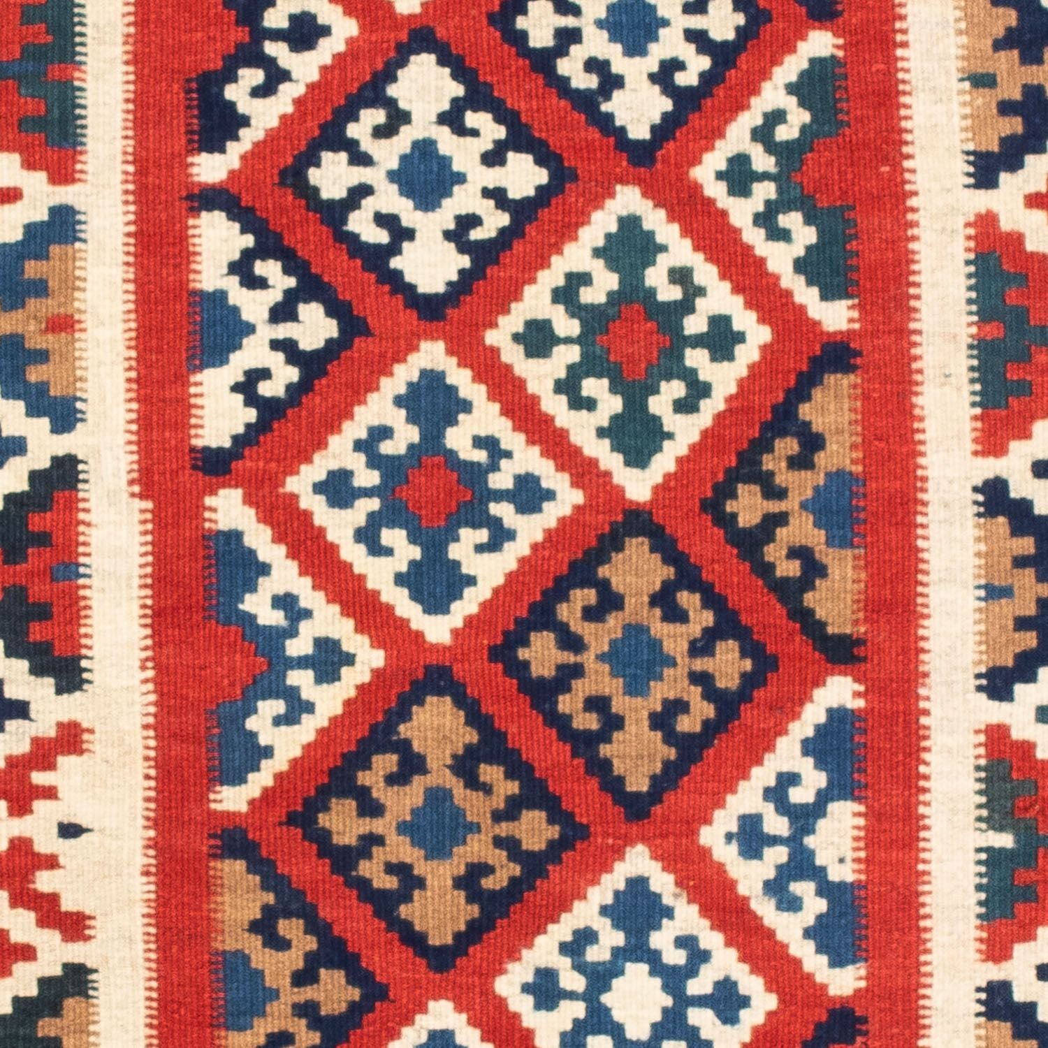Tapis Kelim - Oriental carré  - 99 x 95 cm - bleu foncé