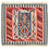 Tapis Kelim - Oriental carré  - 104 x 99 cm - rouge