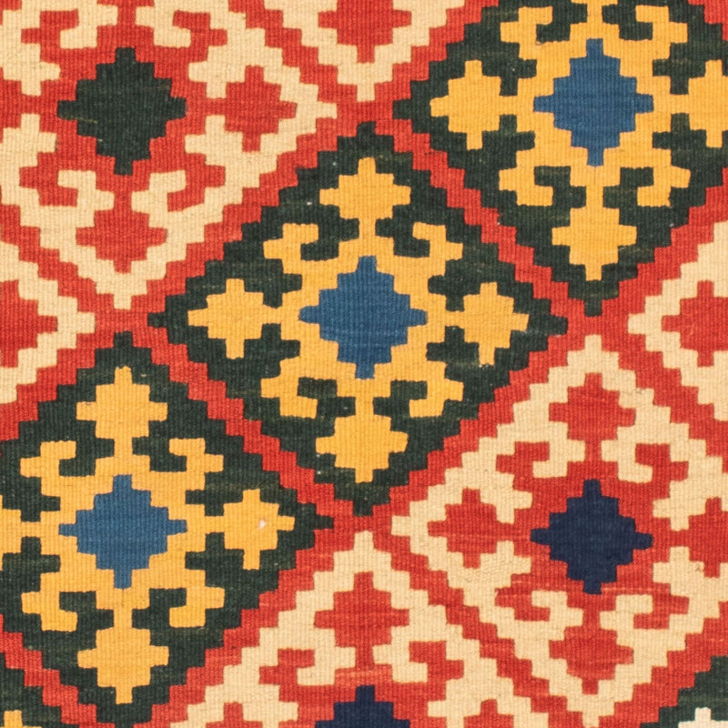Tapis Kelim - Oriental carré  - 103 x 101 cm - beige