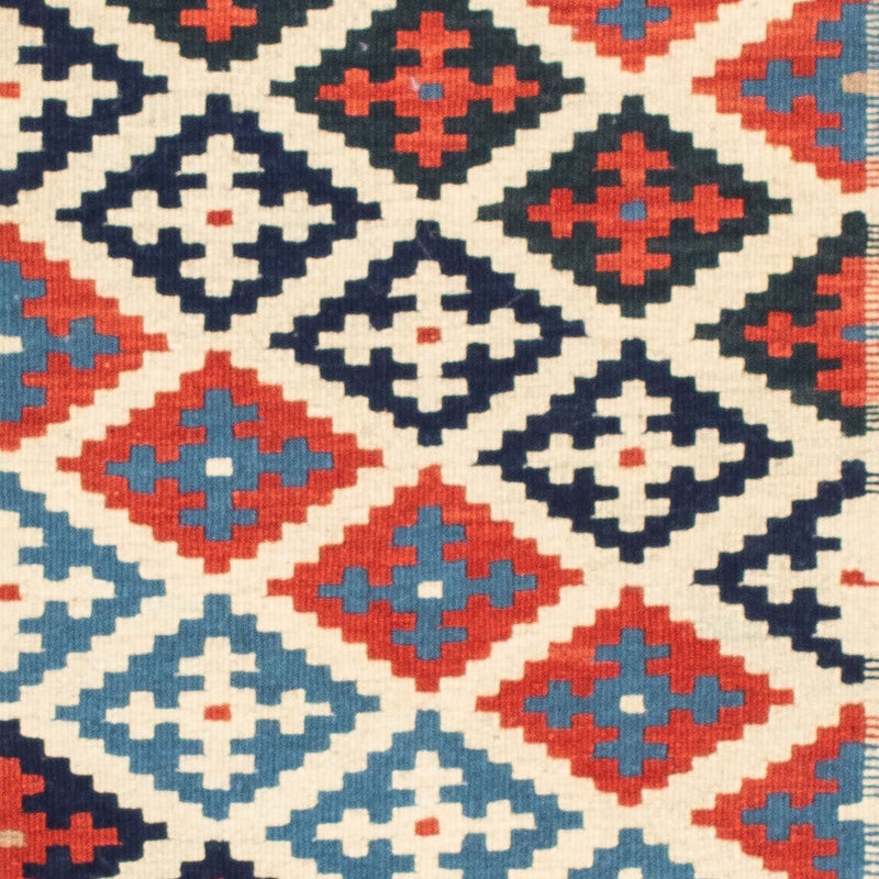 Tapis Kelim - Oriental carré  - 105 x 100 cm - beige