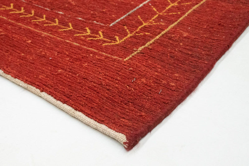 Tapis Gabbeh - Persan - 167 x 111 cm - rouge