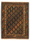 Tapis Kelim - Oriental - 195 x 157 cm - bleu foncé