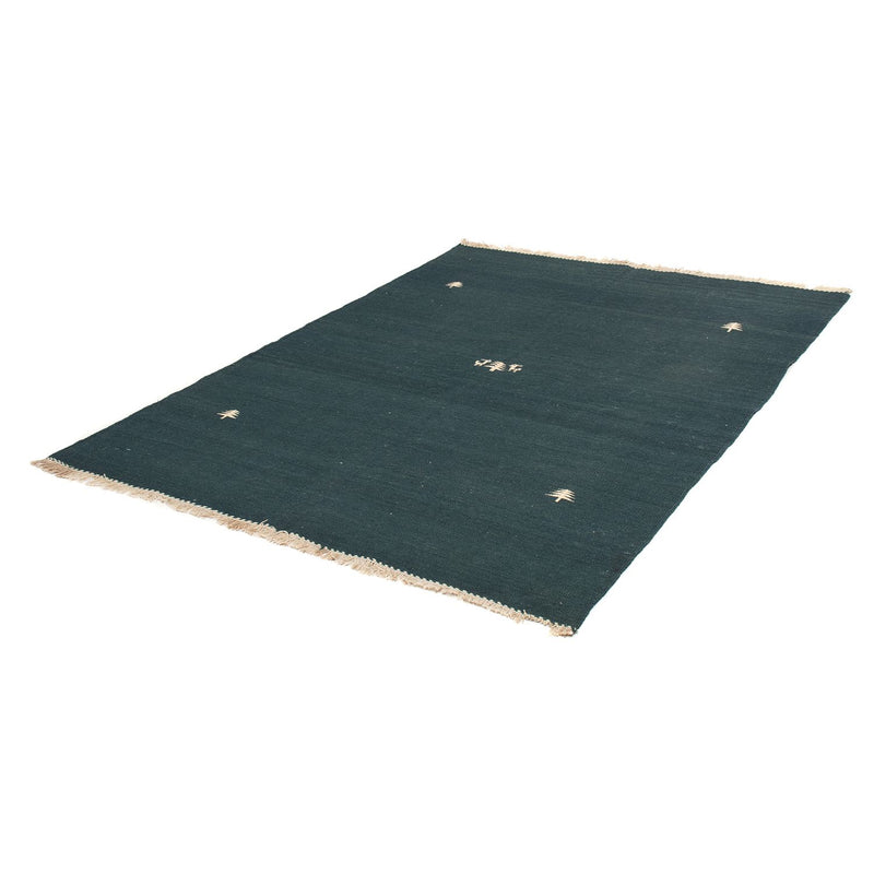 Tapis Kelim - Oriental - 200 x 150 cm - bleu foncé