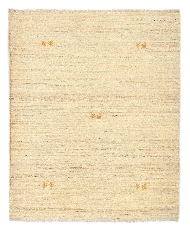 Tapis Gabbeh - Persan - 192 x 156 cm - beige