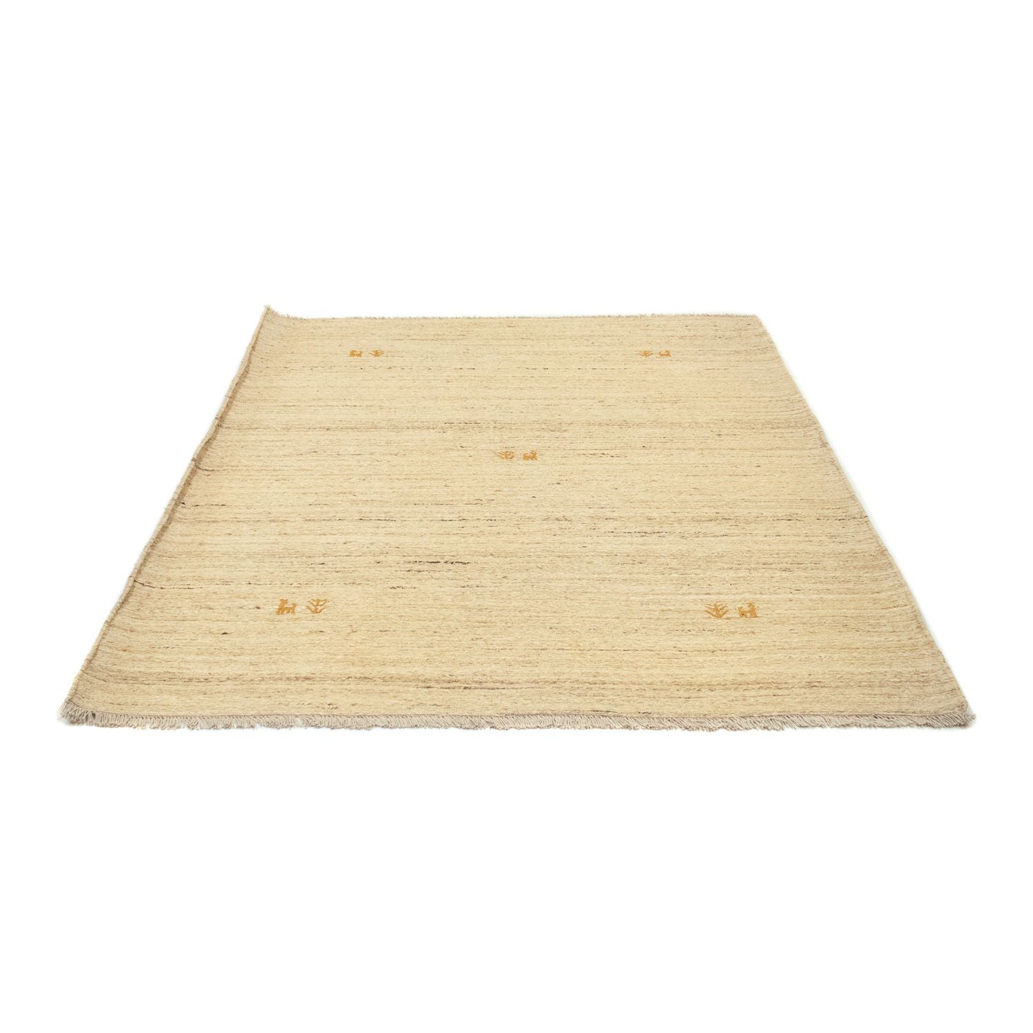 Tapis Gabbeh - Persan - 192 x 156 cm - beige