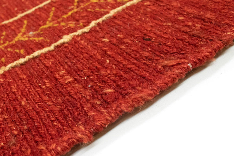 Tapis Gabbeh - Persan - 191 x 152 cm - rouge