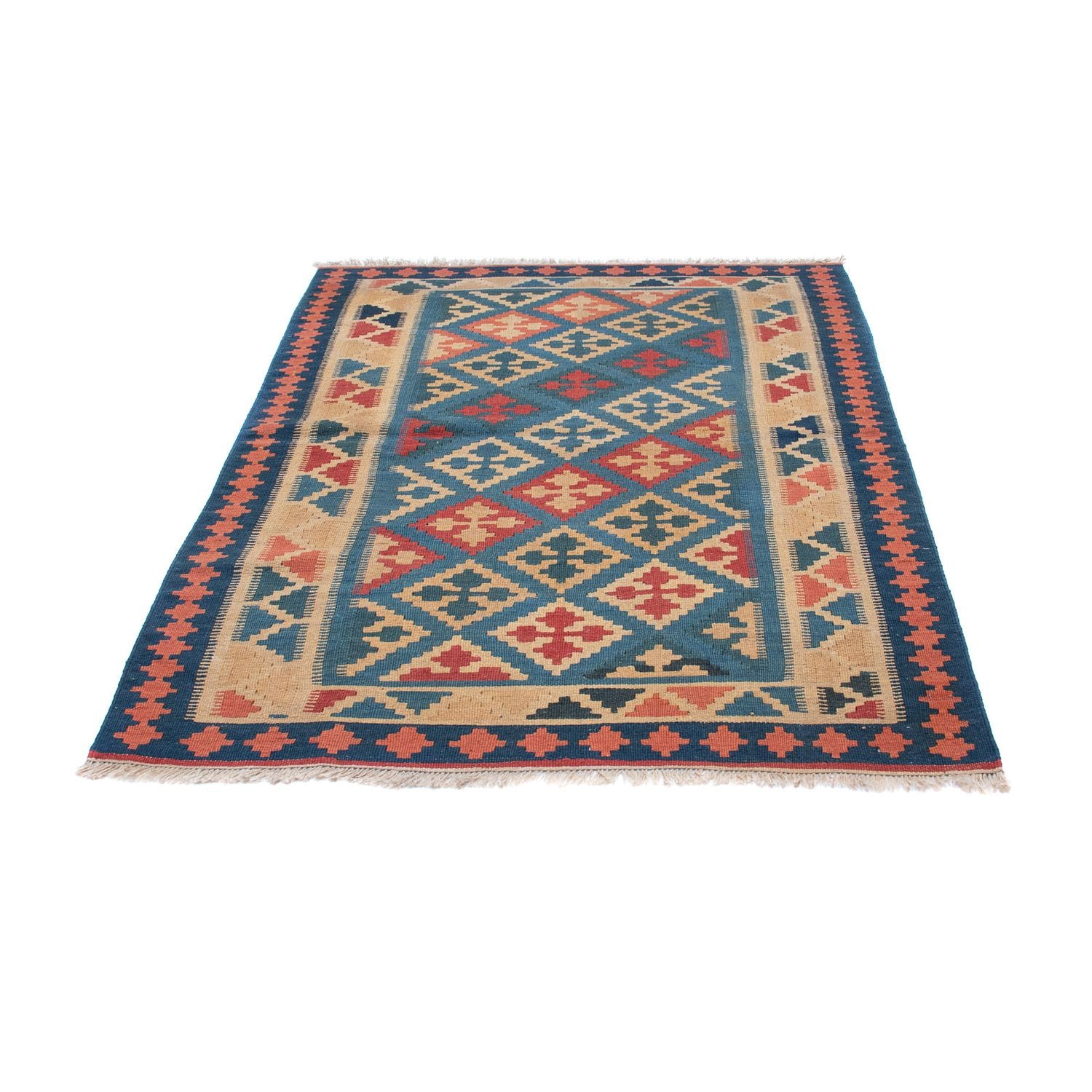 Tapis Kelim - Oriental - 168 x 118 cm - bleu
