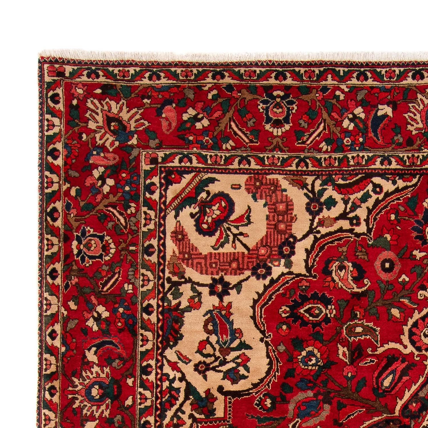Tapis persan - Nomadic - 362 x 258 cm - rouge foncé