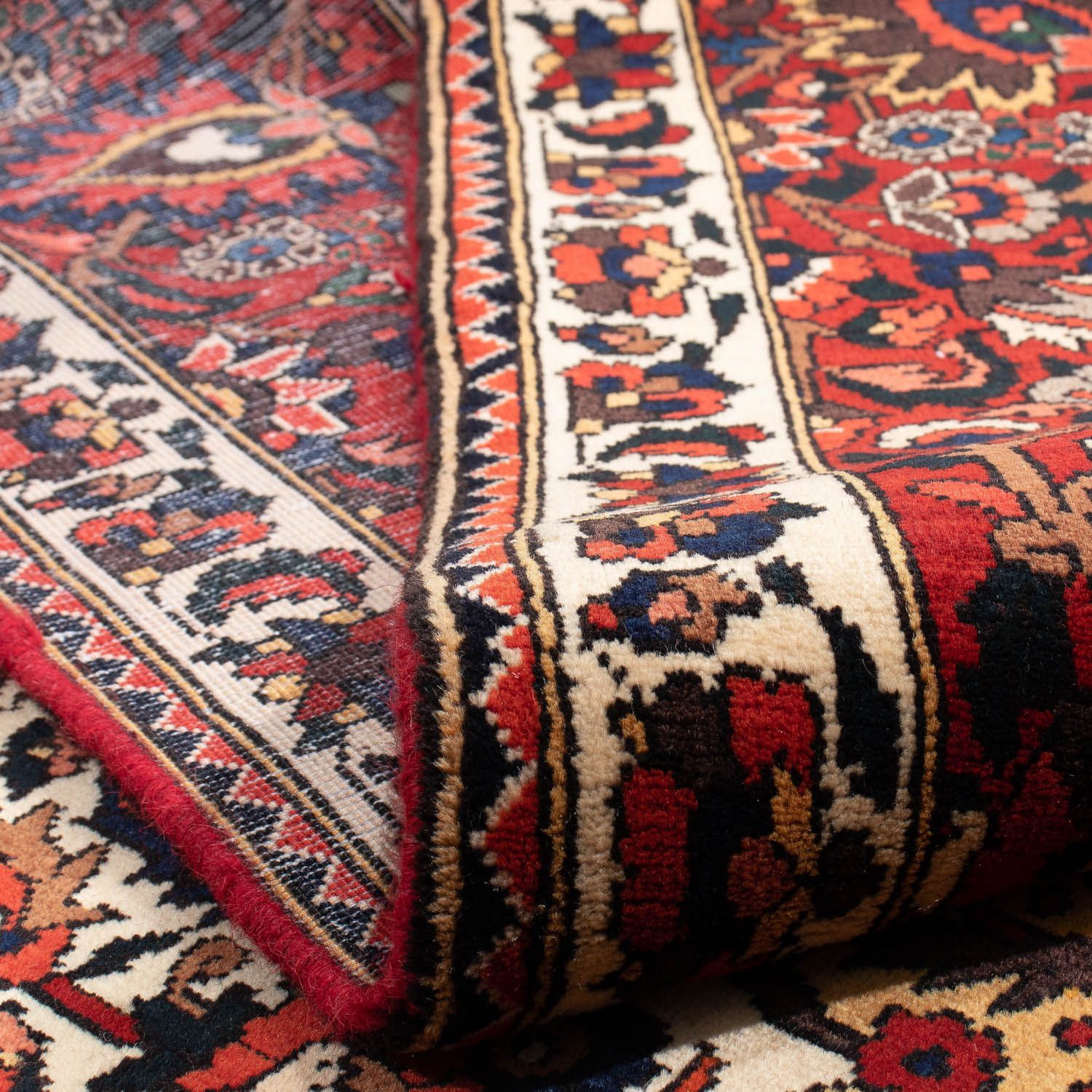 Tapis persan - Nomadic - 354 x 260 cm - rouge foncé