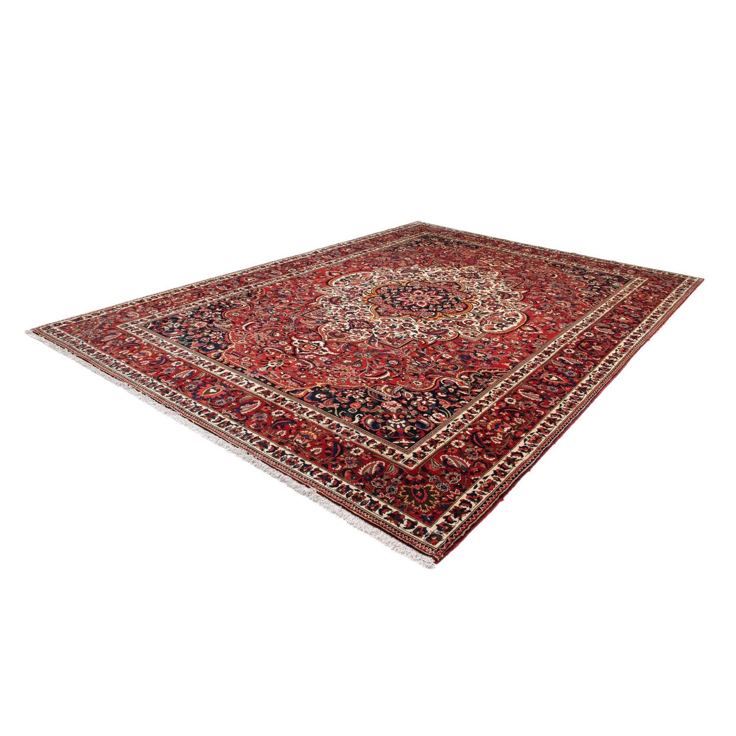 Tapis persan - Nomadic - 354 x 260 cm - rouge foncé