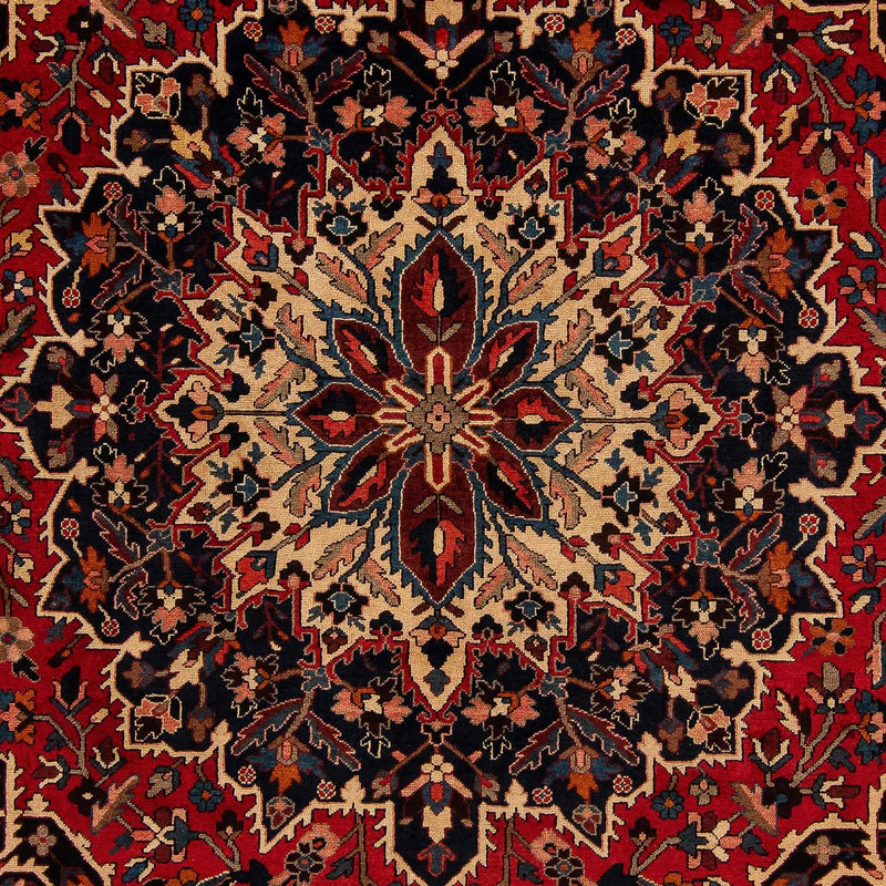 Tapis persan - Nomadic - 364 x 312 cm - rouge foncé