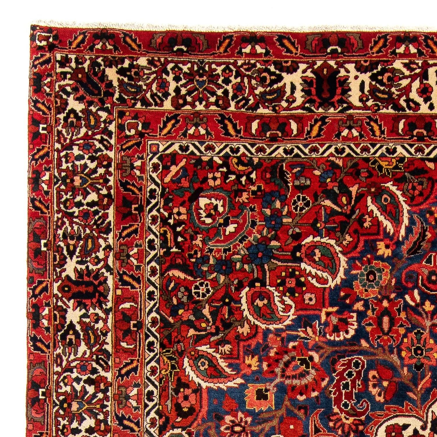 Tapis persan - Nomadic - 375 x 272 cm - rouge foncé