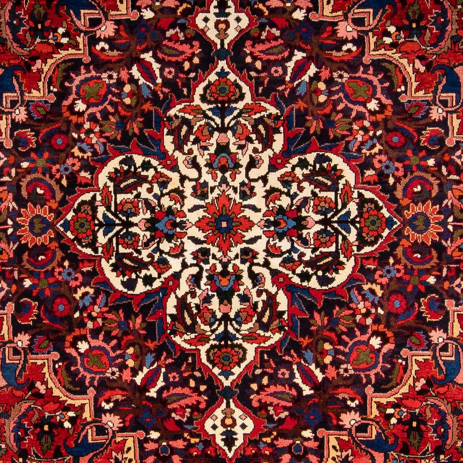 Tapis persan - Nomadic - 372 x 242 cm - rouge foncé
