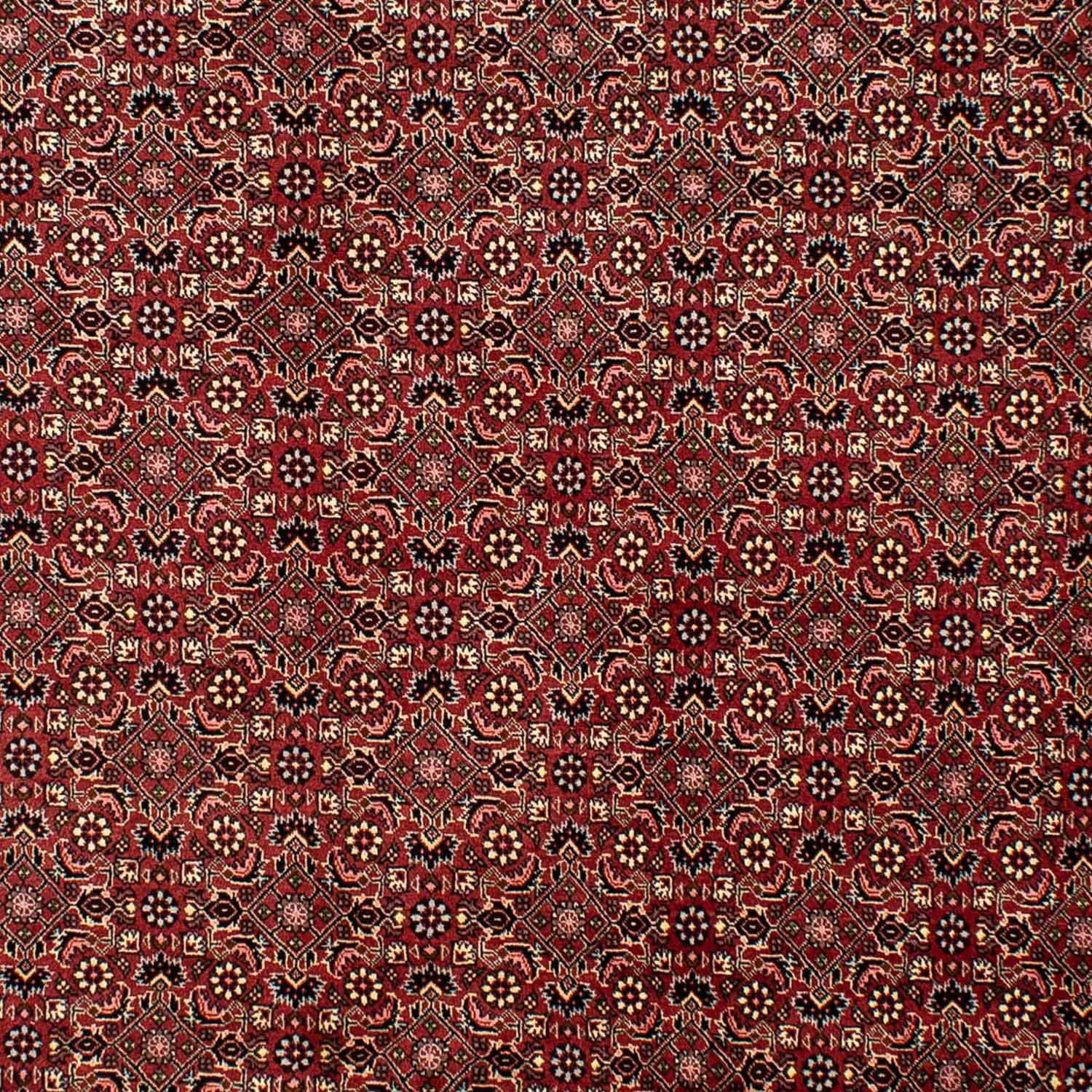 Tapis persan - Bidjar - 290 x 195 cm - rouge foncé