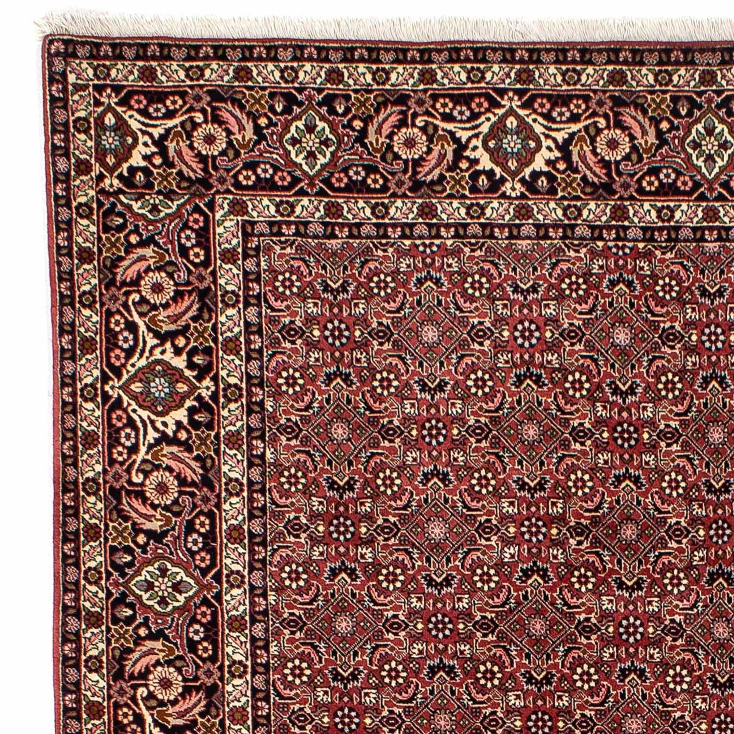 Tapis persan - Bidjar - 290 x 195 cm - rouge foncé