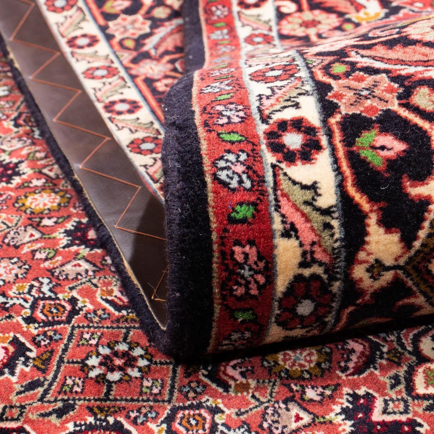 Tapis persan - Bidjar - 293 x 198 cm - marron