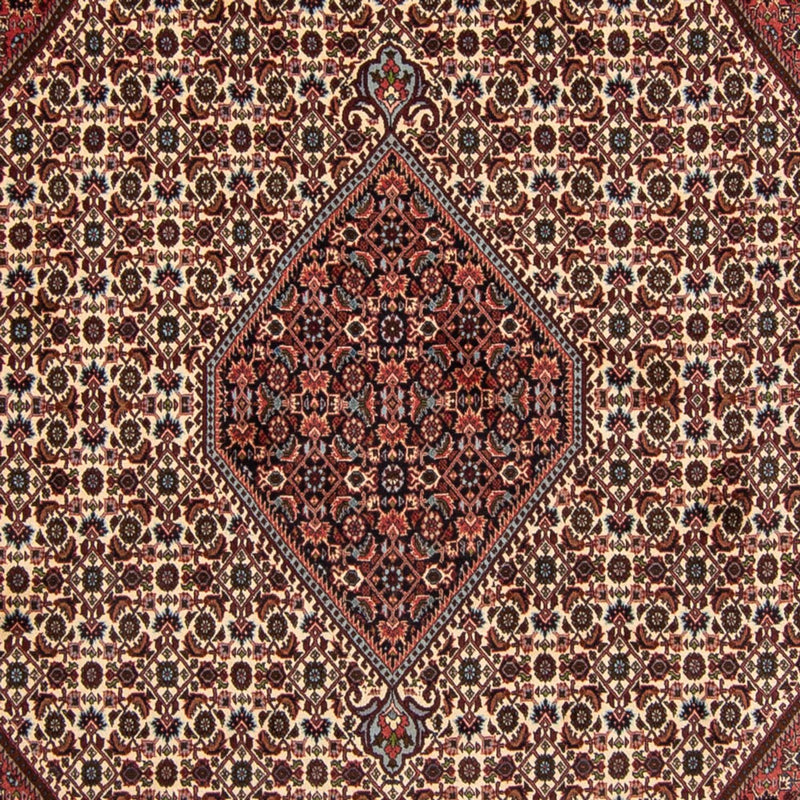 Tapis persan - Bidjar - 343 x 252 cm - rouge foncé