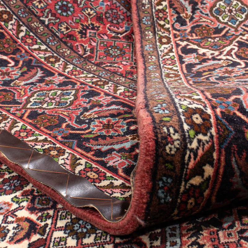 Tapis persan - Bidjar - 343 x 252 cm - rouge foncé