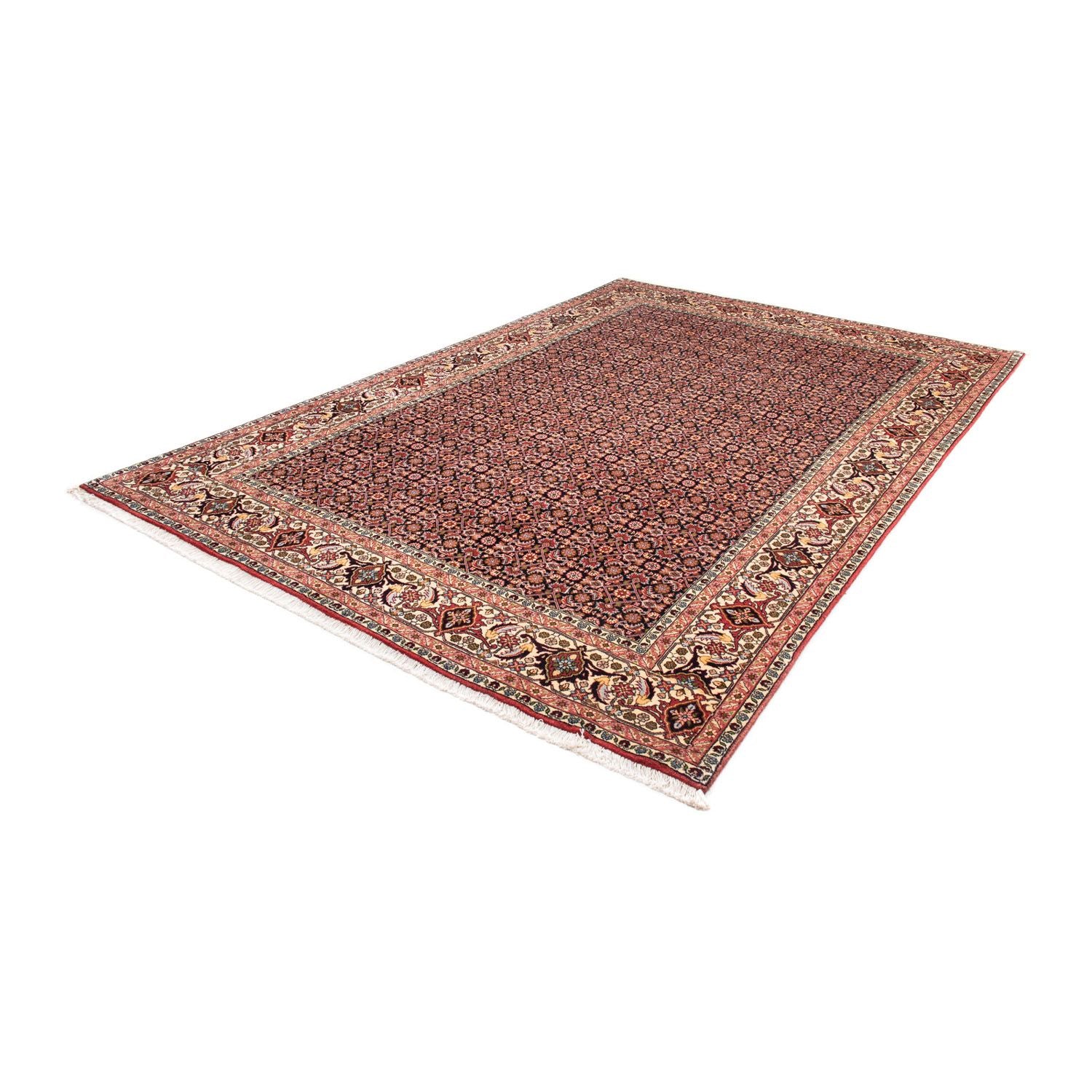 Tapis persan - Bidjar - 292 x 199 cm - bleu foncé
